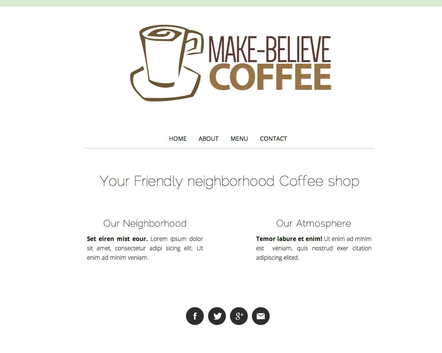 Clean and simple sites, like this design utilizing the Barcelona template never go out of style.