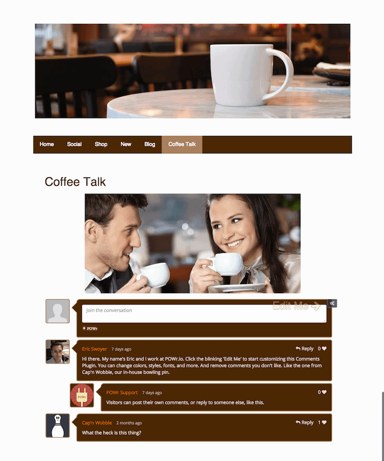 POWr Comments Plugin