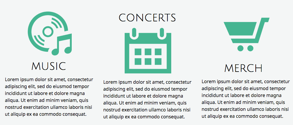 This is an example of the importance the placement of icons in relation to text