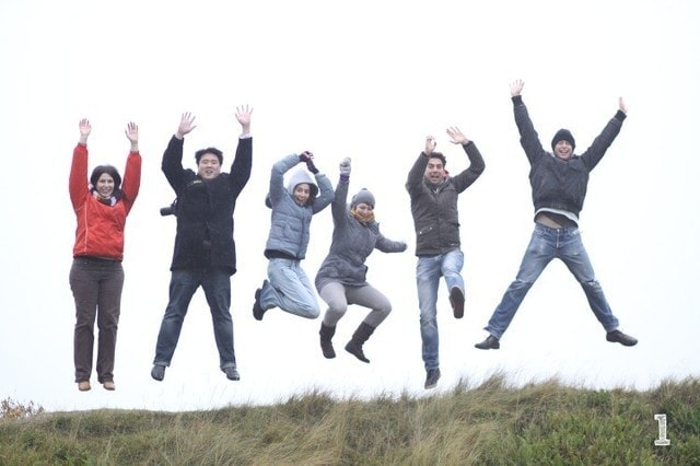 team at sprint Rømø, Denmark, 2009.