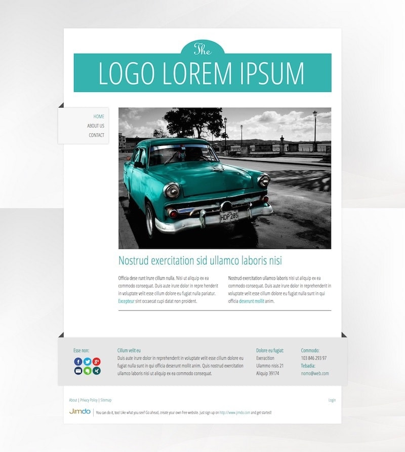 Template Havana is good for business websites