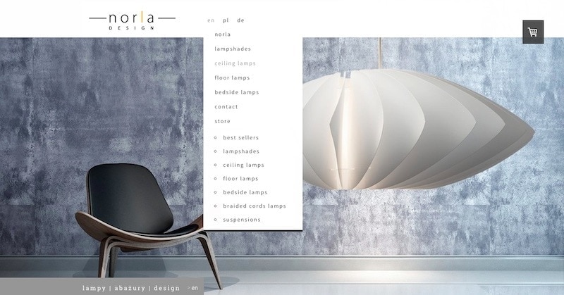 Online Store Norla Design using Rome Template