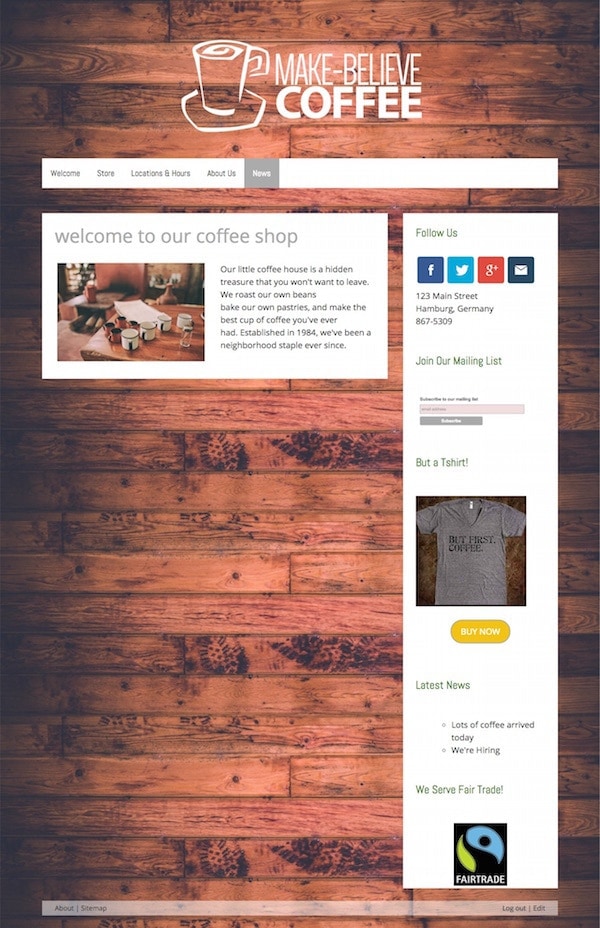 long sidebar