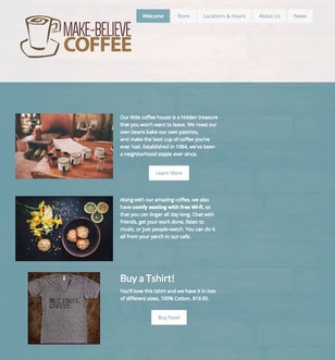 Jimdo example page