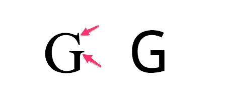 Serif and Sans Serif Font Comparison