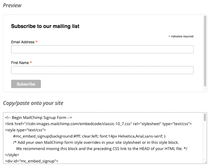 Jimdo E-Mail Newsletter