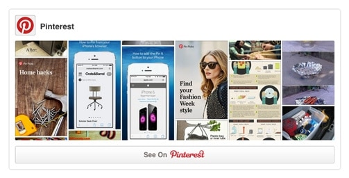 Pinterest Widget