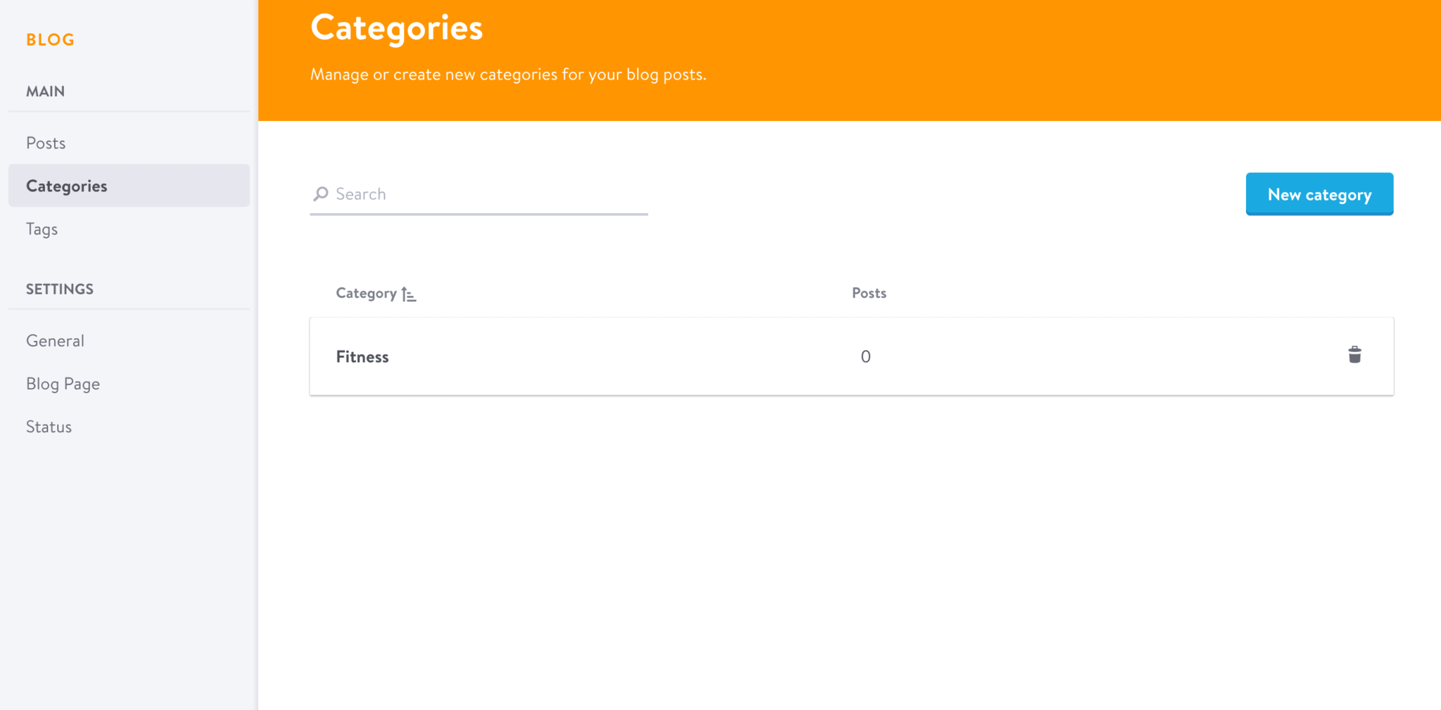 Add new category