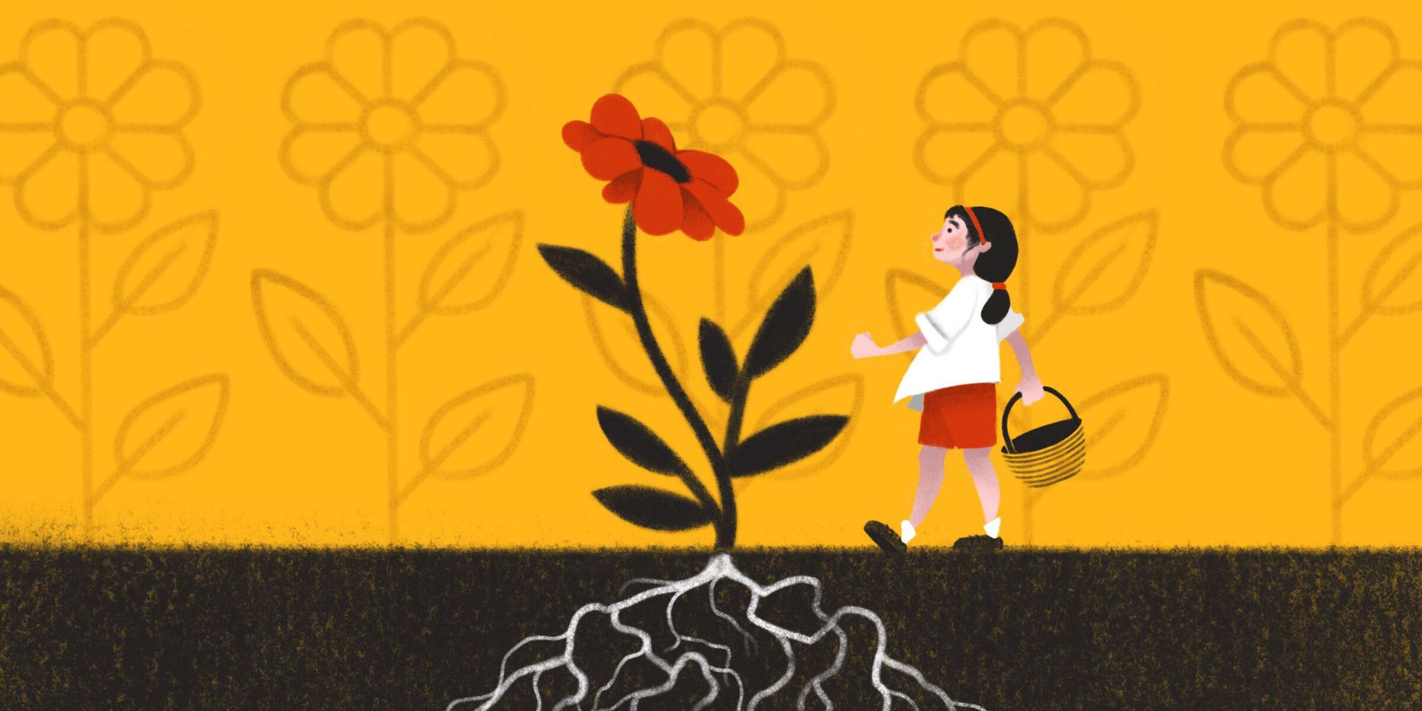 Girl growing her business