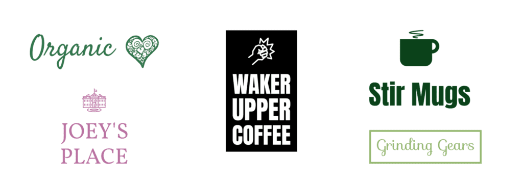 Cafe logo samples