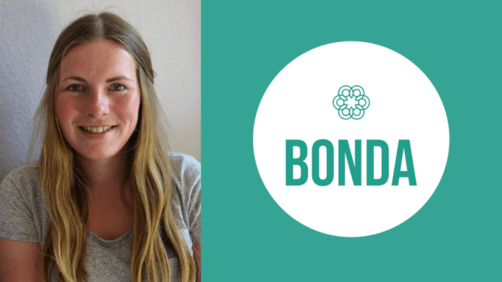Bonda founder Annika and her logo
