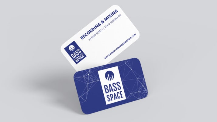 A business card for bass space