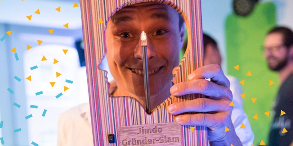 Jimdo Gründer-Slam Gewinner Philipp Barluschke