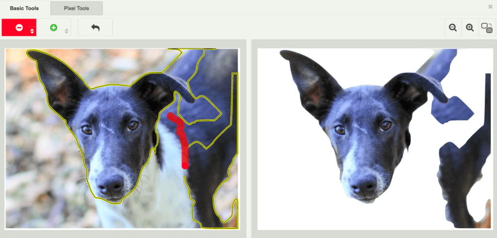 Hintergrund entfernen mit Background Burner
