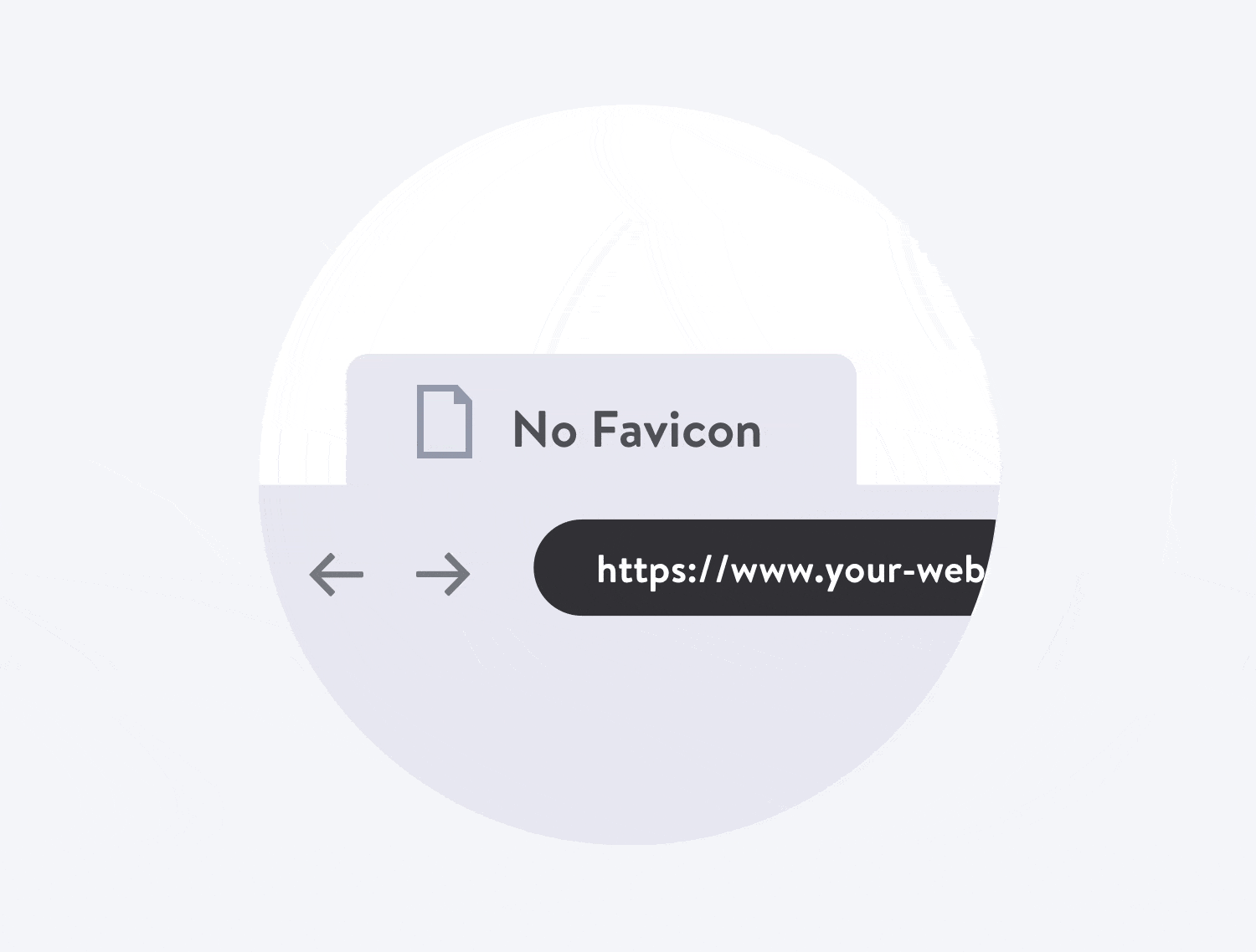 Website mit Favicon
