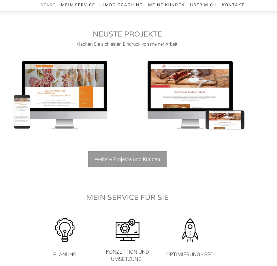 Website Zeitgeist Webdesign
