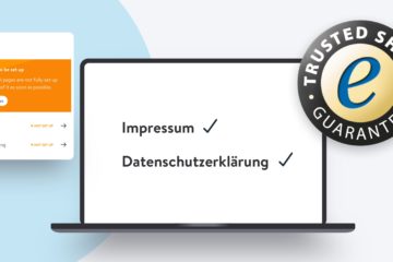Rechtstexte-Manager von Jimdo und Trusted Shops