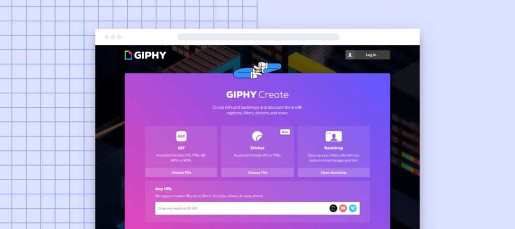 Screenshot Giphy Create