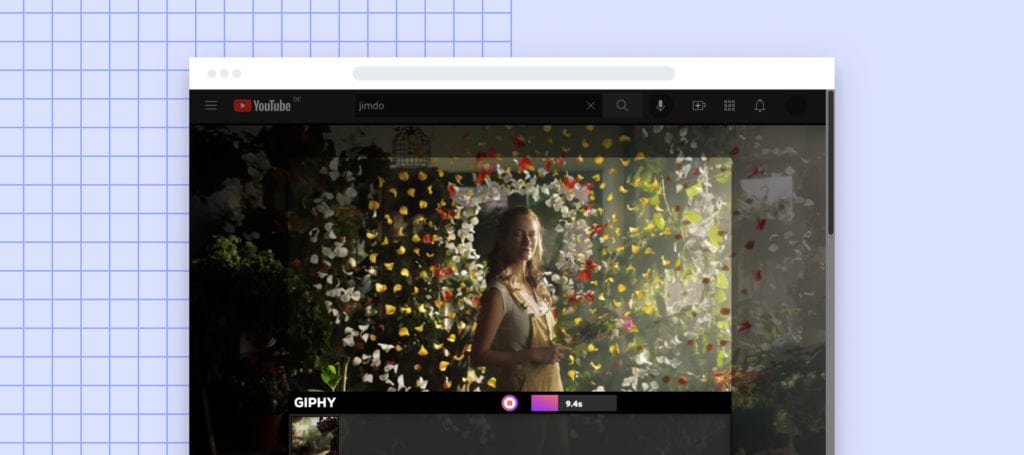 Screenshot Giphy