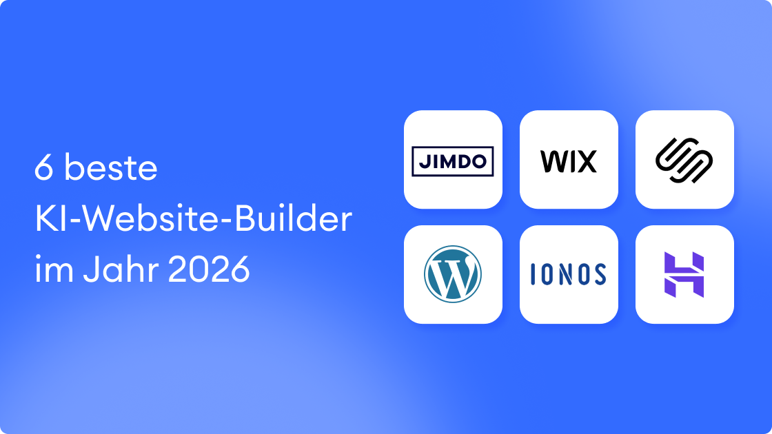 Die 6 besten KI website Builder