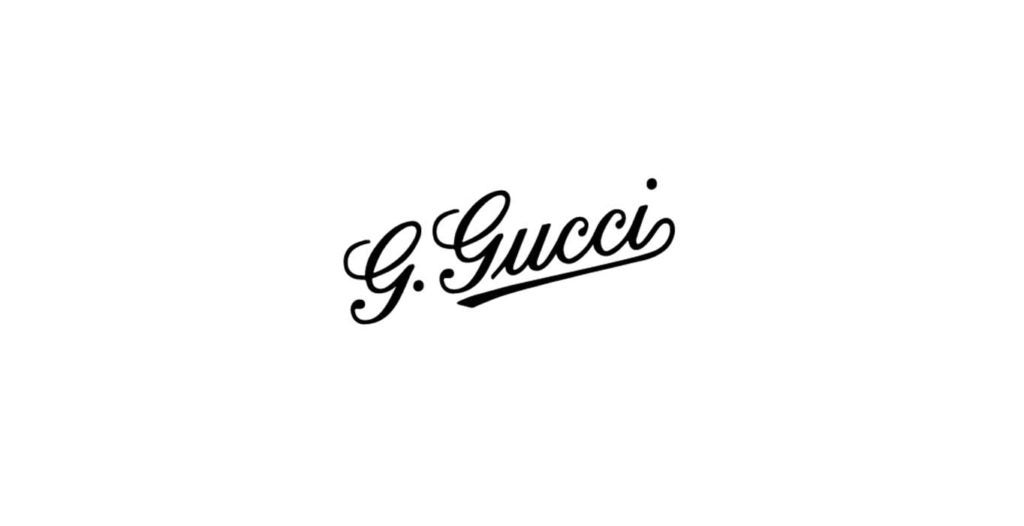 Primer logo de Gucci en el año 1921.