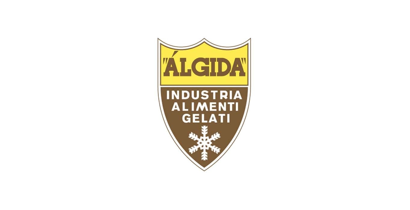 Premier logo d’Algida en 1946
