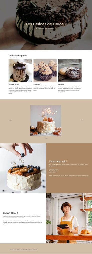 Le design parfait pour votre site one page