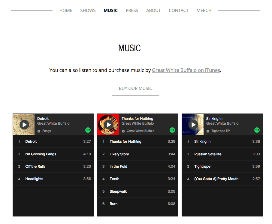 Come importare una playlist da Spotify al tuo sito - Jimdo