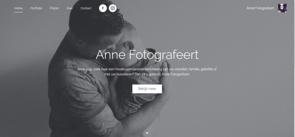 Website fotos Anne Fotografeert