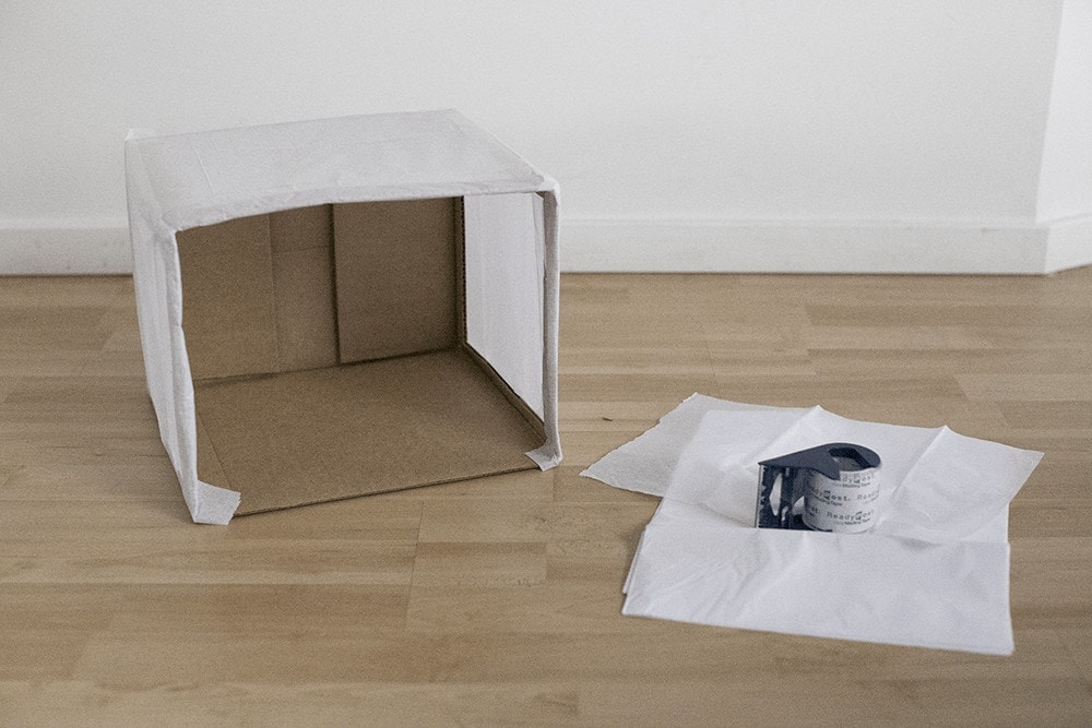 Lightbox maken voor productfoto's