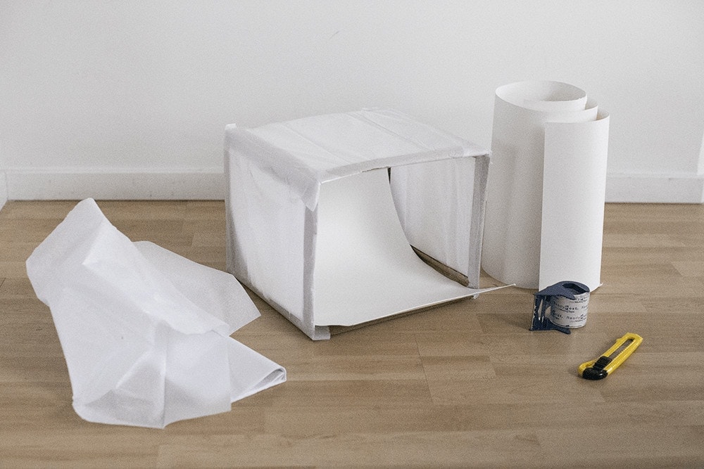 Lightbox maken voor productfoto's