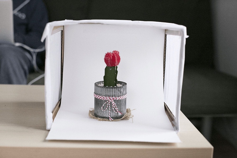 Lightbox maken voor productfoto's