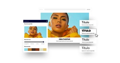 Cómo crear tu página web: Paso 4. Personaliza tu web. Escoge los estilos y colores que prefieras para crear una página web como lo hacen los diseñadores profesionales.