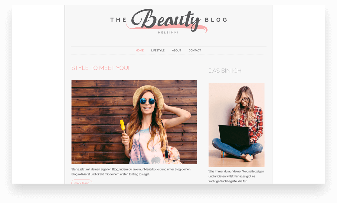 Designs pour votre blog de mode