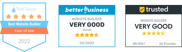 Top ratings from current website builder tests